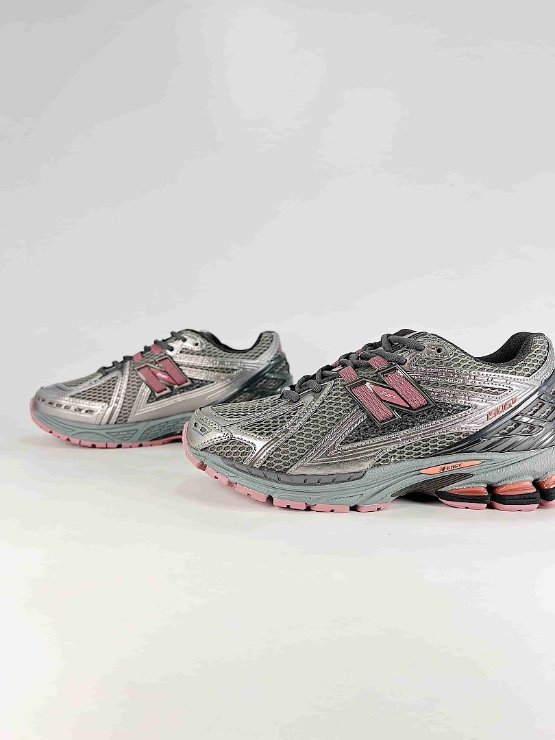New Balance 1906R Grey Silver Pink Womens Mens Retro Mesh Sneakers