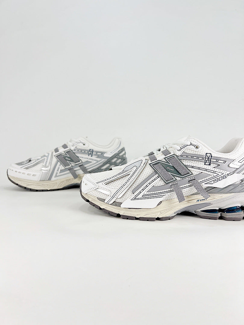 New Balance 1906 U190643N White Silver Grey Womens Mens Retro Deconstructed Mesh Sneakers