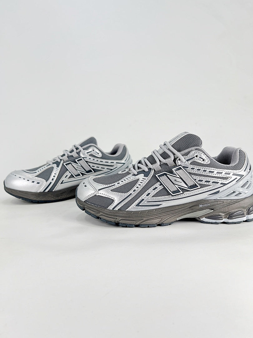 New Balance 1906R Silver Grey Womens Mens Retro Metallic Mesh Sneakers