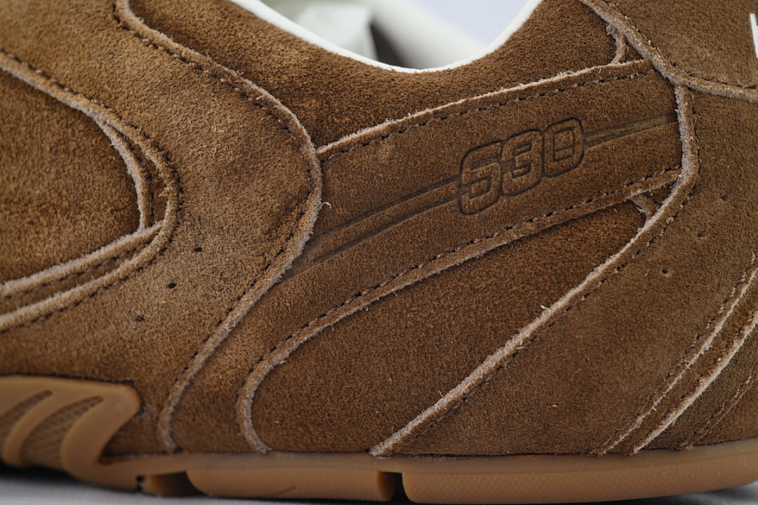 New Balance x Miu Miu 530 SL Cinnamon Brown Retro Low Top Sneakers Women Men