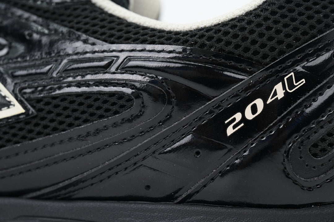 New Balance 204L 'Black Timberwolf' U204LMRA Women's & Men's Black Retro Low-Top Sneakers