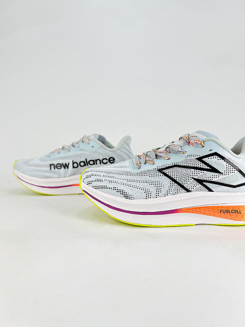 New Balance FuelCell Elite v3 MRCXLG3 Light Grey Running Shoes Womens and Mens