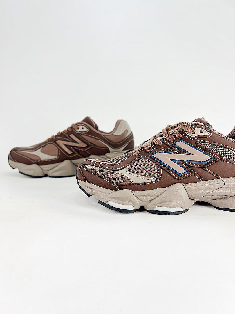 New Balance 9060 U9060493 Brown Taupe Beige Retro Chunky Sneakers for Women and Men