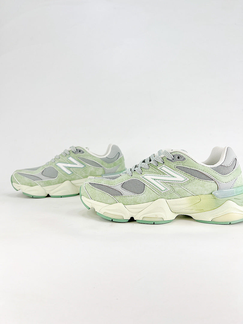 New Balance 9060 U90608Z4 Light Green Grey Mesh Chunky Retro Sneakers for Women and Men