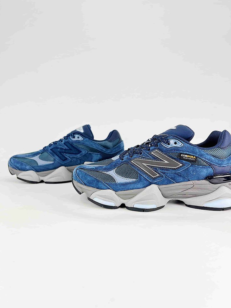 New Balance 9060 U906023D Blue Cordura Retro Chunky Sneakers for Women and Men