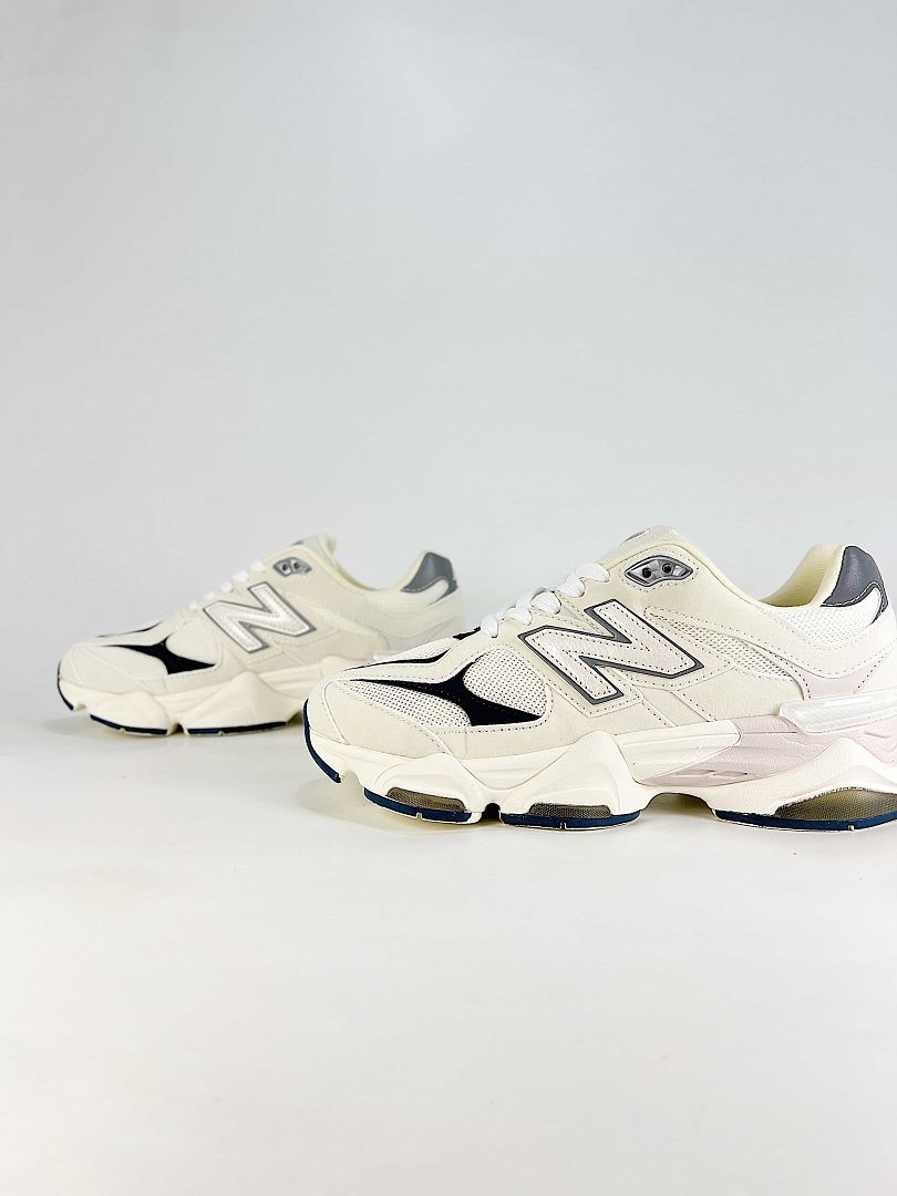 New Balance 9060 U9060SYD Cream White Retro Chunky Mesh Sneakers for Women and Men