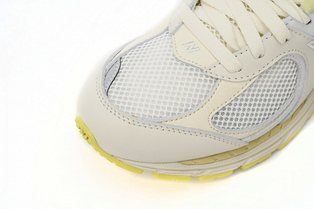 New Balance 2002R M2002RA1 Cream Light Yellow Womens Mens Retro Mesh Sneakers