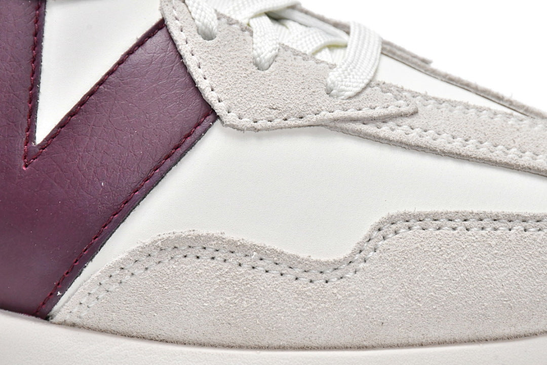 New Balance 327 'White Dark Red' WS327KA Retro Suede Running Shoes – Men's & Women's Unisex Sneakers