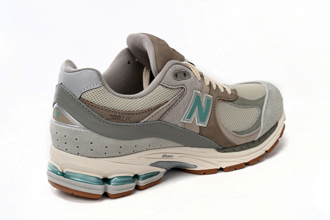 New Balance 2002R M2002RAM Brown Emerald Green Retro Mesh Sneakers Women Men