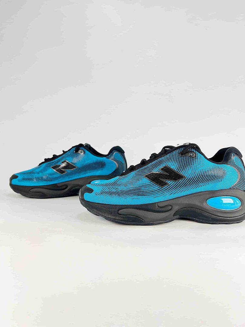 New Balance AC Runner Womens Mens Blue Black Retro Mesh Lifestyle Sneakers