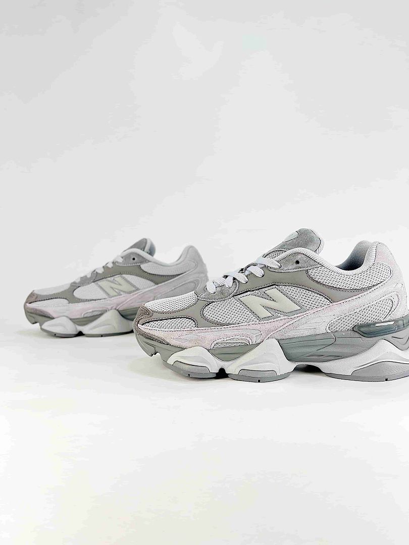 New Balance 9060 U90609EL Grey White Retro Chunky Sneakers for Women and Men