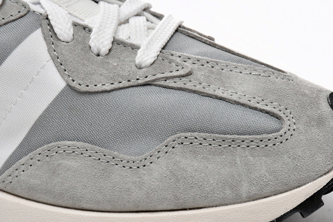 New Balance 327 'White Grey' MS327LAB Original Retro Suede Running Shoes – Men's & Women's Unisex Sneakers