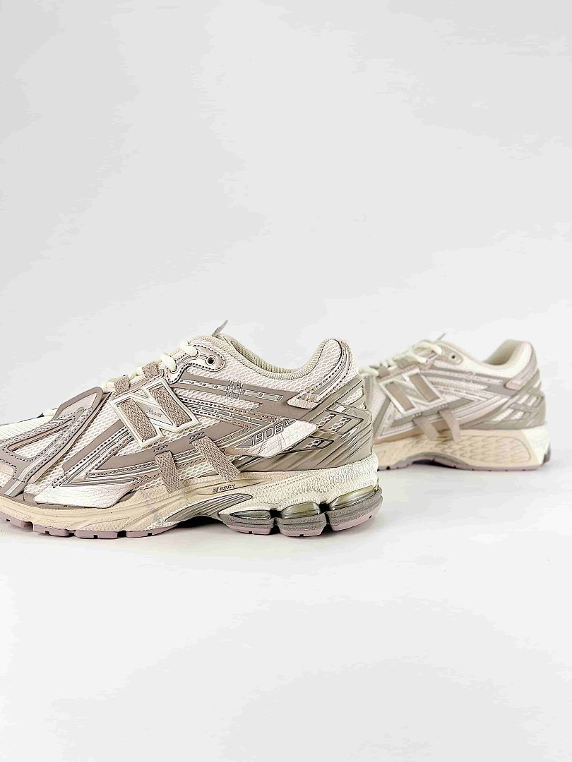 New Balance 1906A Cream Beige Taupe Womens Mens Deconstructed Retro Mesh Sneakers