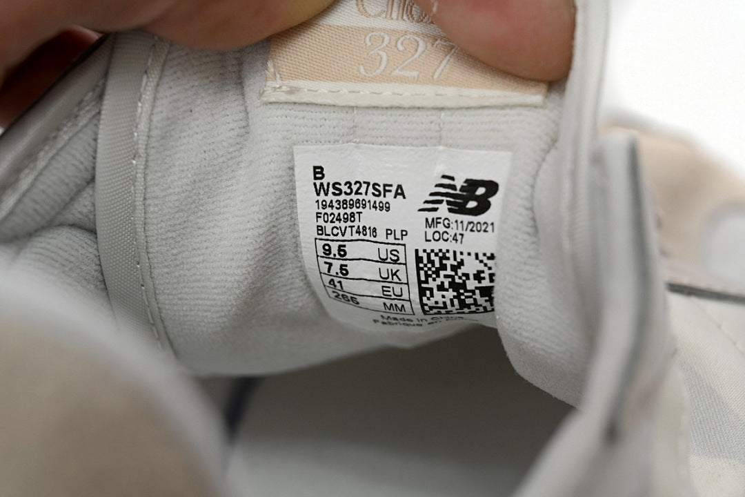 New Balance 327 WS327SFA Beige Cream Retro Sneakers | Women's & Men's Casual Shoes