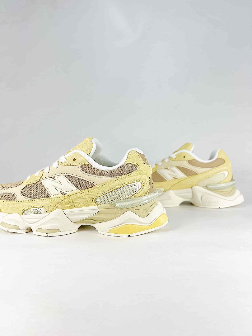 New Balance 9060 U90606U0 Yellow Beige Retro Chunky Sneakers for Women and Men