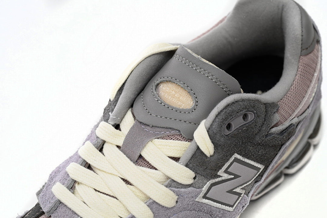 New Balance 2002R M2002RDY Purple Grey Womens Mens Retro Distressed Mesh Sneakers