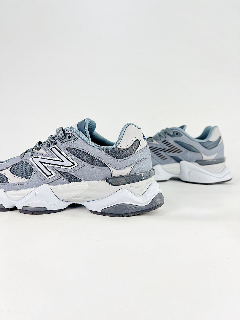 New Balance 9060 U9060FGG Grey White Retro Chunky Mesh Sneakers for Women and Men