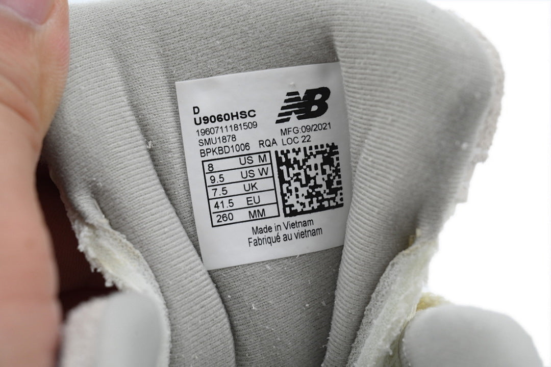 New Balance 9060 Sea Salt Suede Pack U9060HSC Women's Men's Grey Retro Chunky Sneakers