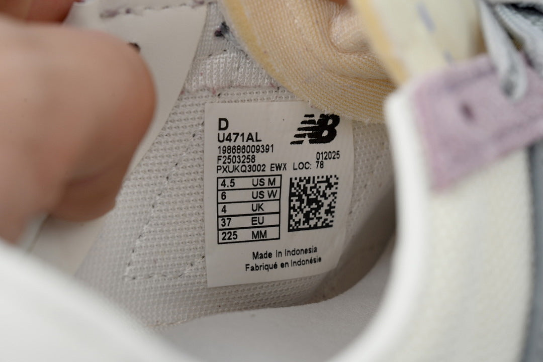 New Balance 471 'Beige Purple' U471AL Retro Suede Running Shoes – Men's & Women's Unisex Sneakers