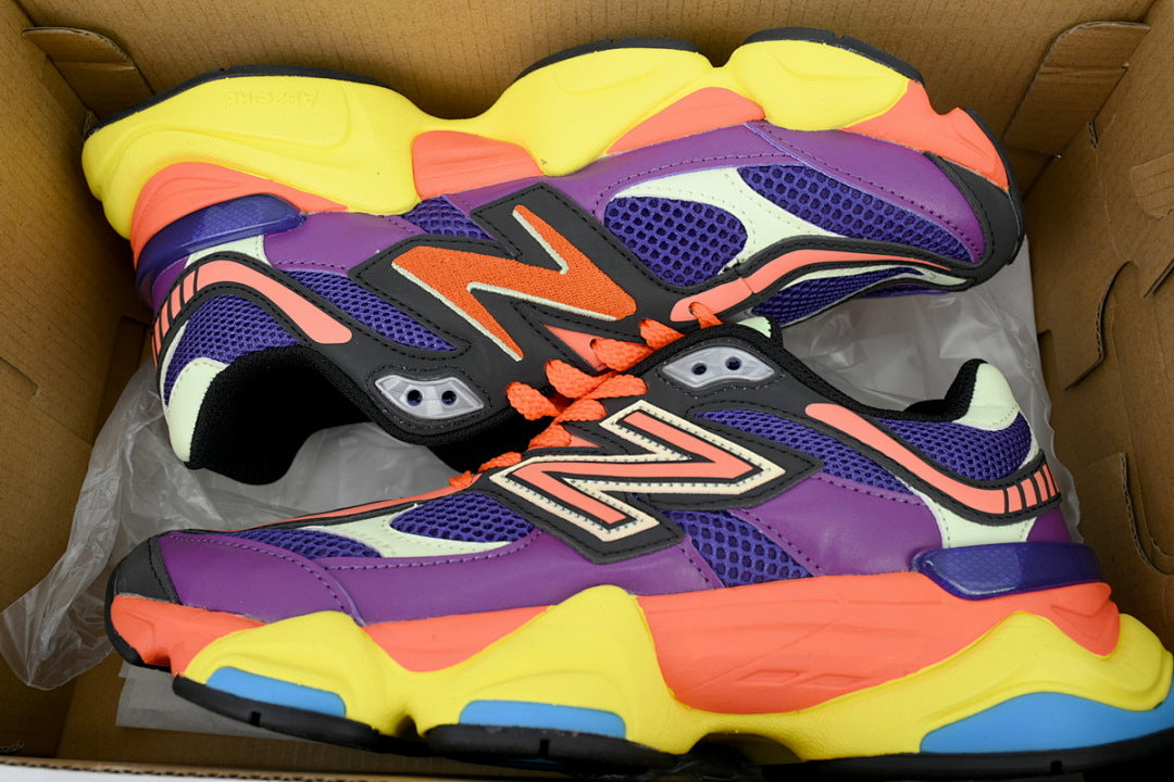 New Balance 9060 'Prism Purple Vibrant Spring' U9060NBX Women's & Men's Multicolor Chunky Sneakers