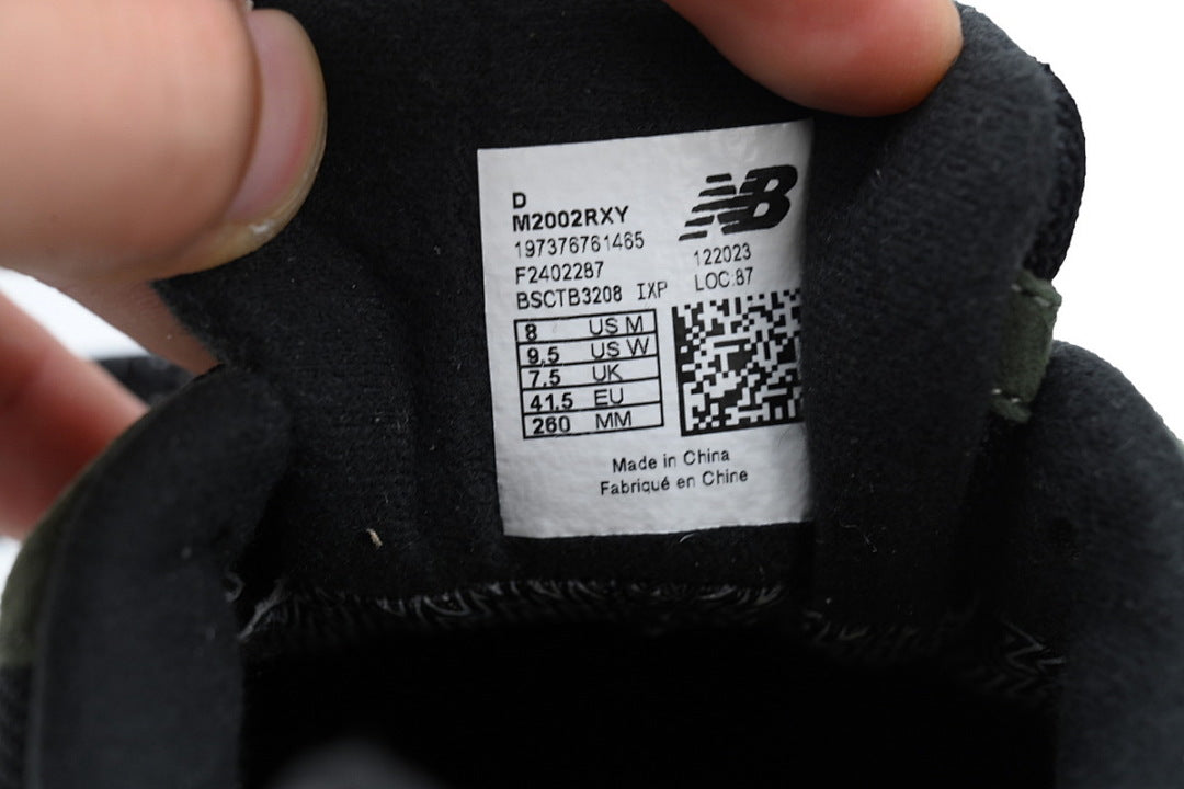 JJJJound x New Balance 2002R GORE-TEX 'Pine' M2002RXY Women's Men's Green Black Sneakers