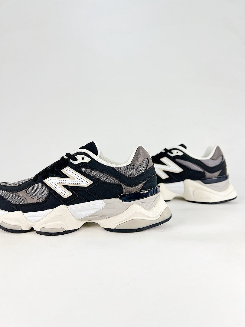 New Balance 9060 U9060510 Black Grey Cream Mesh Chunky Retro Sneakers for Women and Men