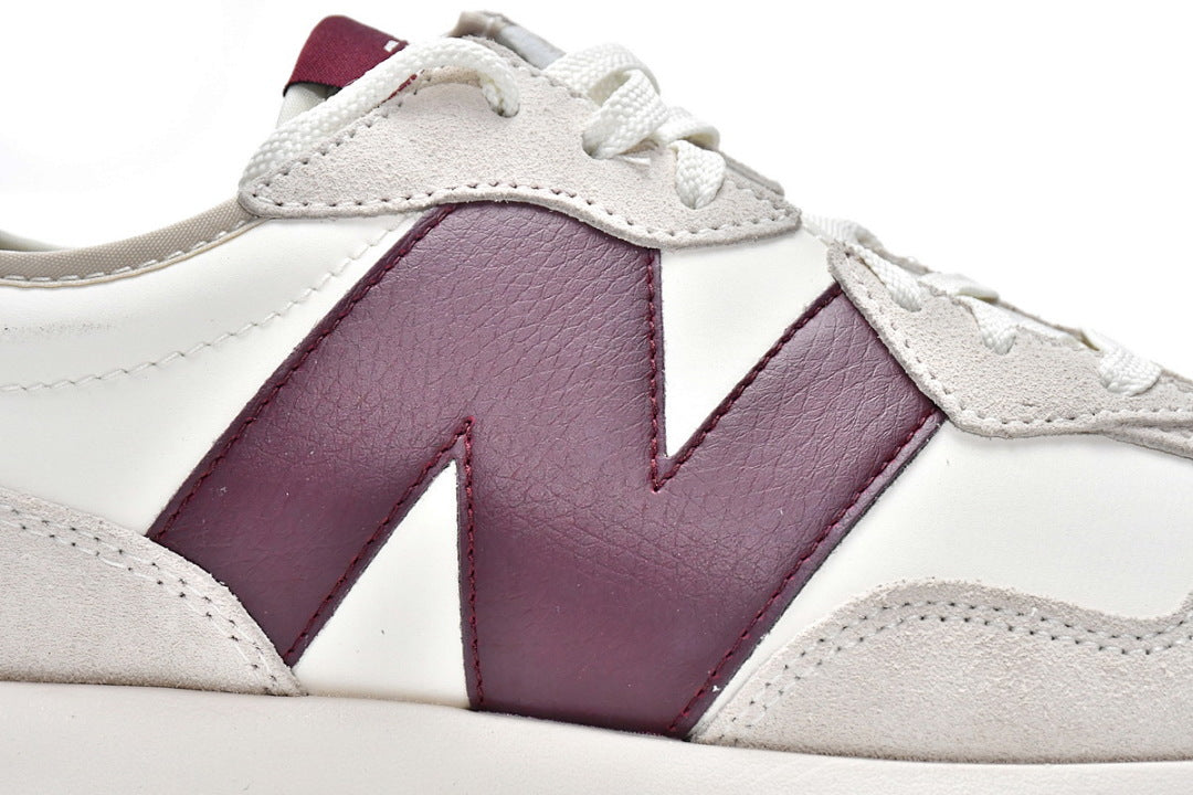 New Balance 327 'White Dark Red' WS327KA Retro Suede Running Shoes – Men's & Women's Unisex Sneakers