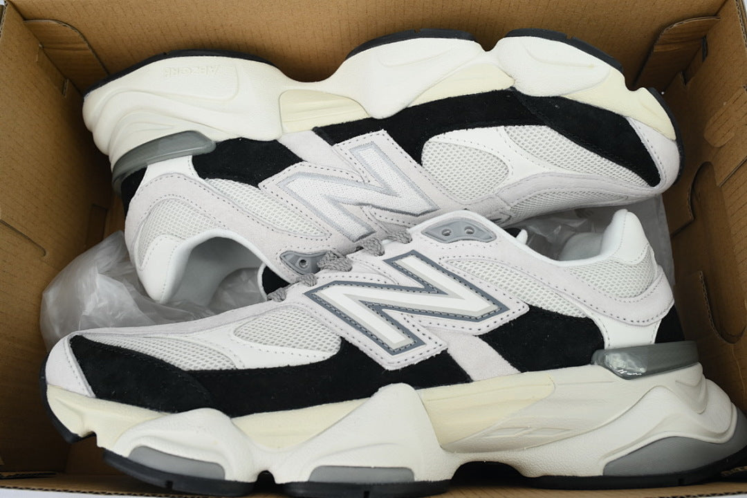 New Balance 9060 'Reflection Black' U9060JBB Women's & Men's Black & White Retro Chunky Sneakers