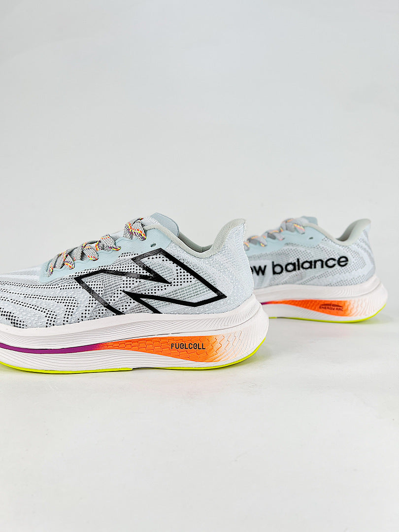 New Balance FuelCell Elite v3 MRCXLG3 Light Grey Running Shoes Womens and Mens