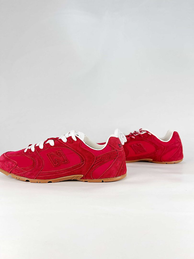Miu Miu x New Balance 530 Red Retro Low Top Sneakers Gum Sole Women Men