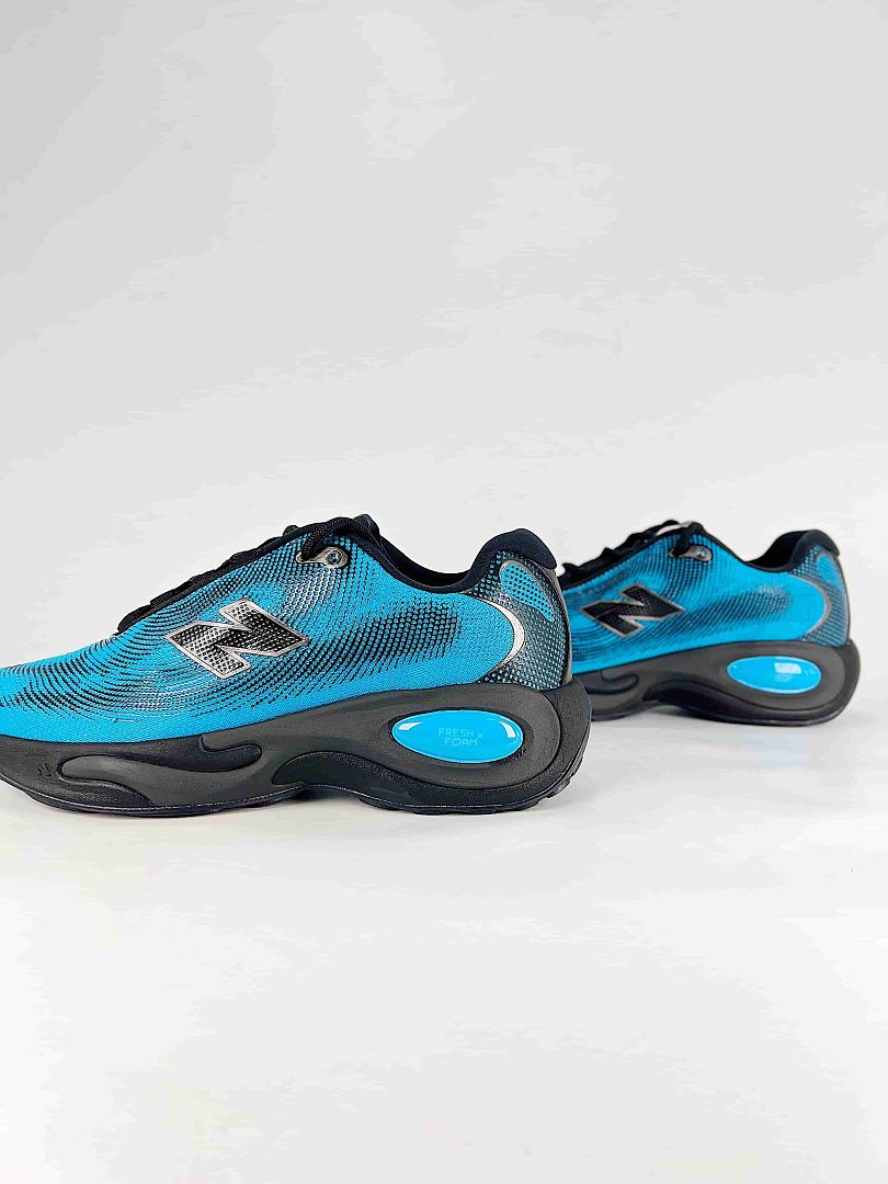 New Balance AC Runner Womens Mens Blue Black Retro Mesh Lifestyle Sneakers