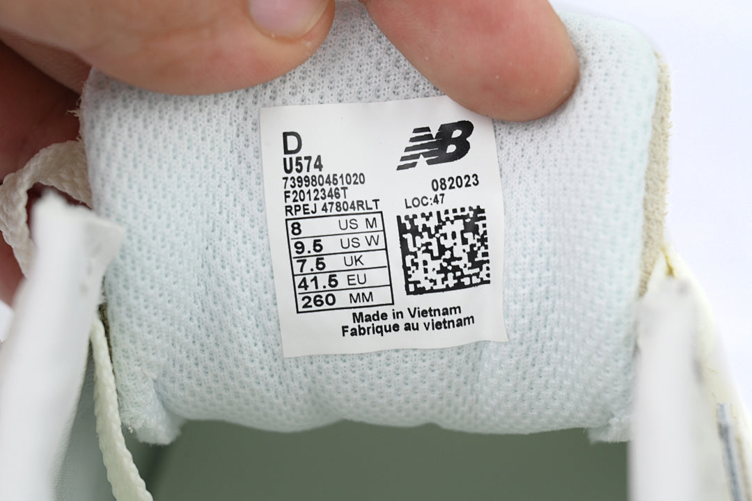 New Balance 574 Legacy U574LGRS Ash Cream Distressed Retro Sneakers | Women's & Men's Casual Shoes