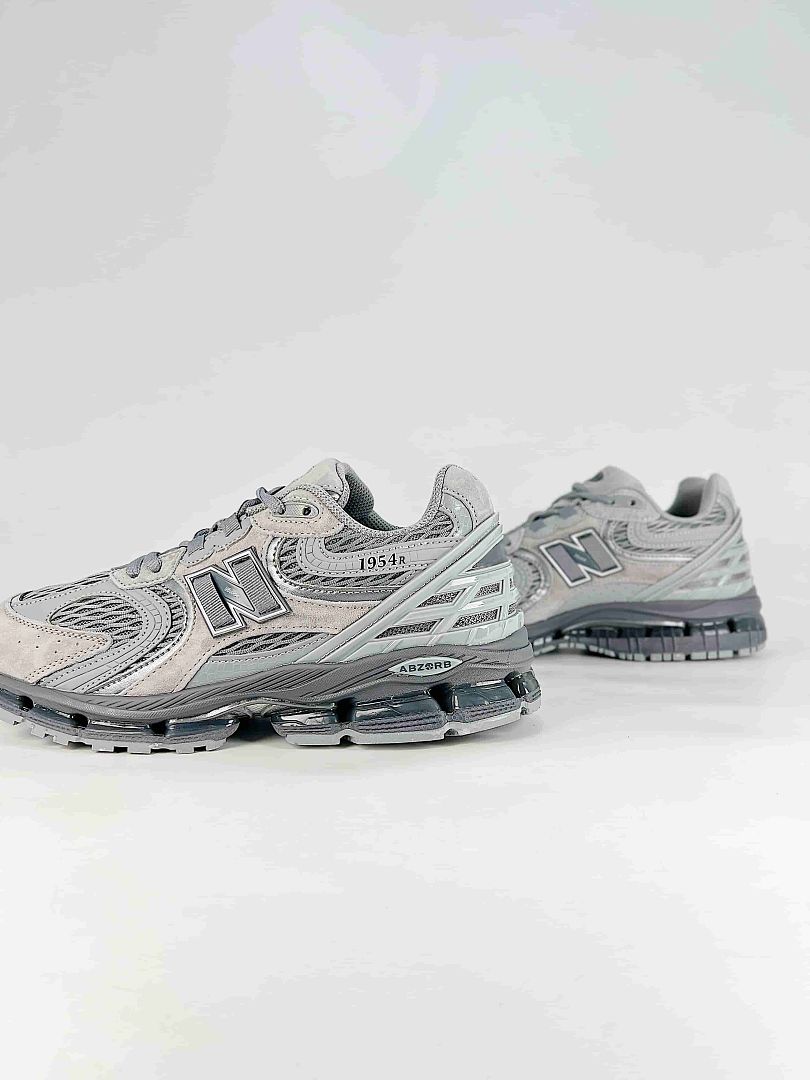 New Balance 1954R U195438R Grey Silver Retro Sneakers Women Men Y2K Casual Shoes