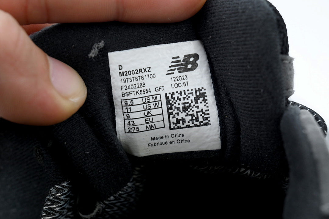 New Balance 2002R JJJJound M2002RXZ GORE TEX Charcoal Grey Black Womens Mens Retro Sneakers