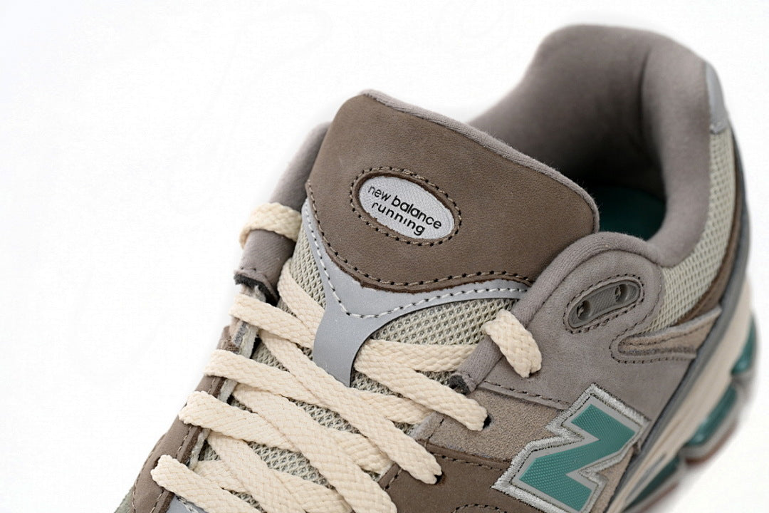 New Balance 2002R M2002RAM Brown Emerald Green Retro Mesh Sneakers Women Men