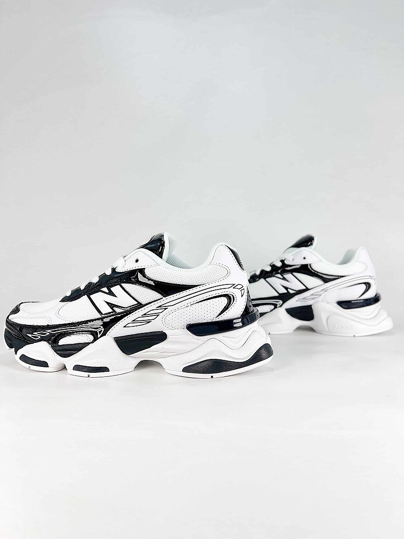 New Balance 9060 U906076M Black White Retro Chunky Sneakers for Women and Men