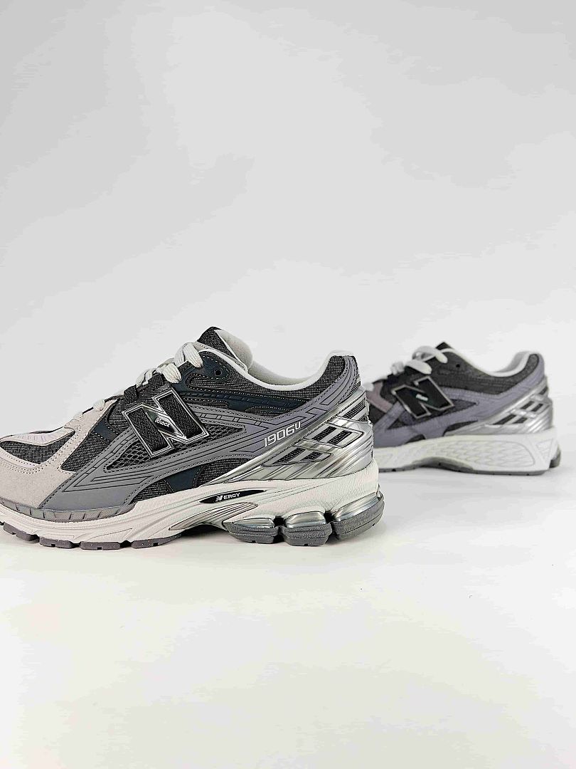 New Balance 1906U Black Grey Silver Womens Mens Retro Mesh Sneakers
