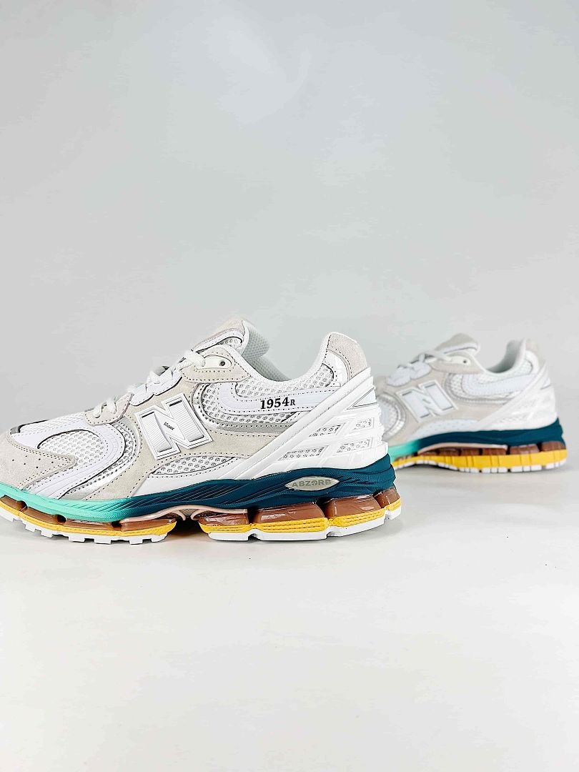 New Balance 1954R U19549XD White Teal Retro Sneakers Women Men Y2K Casual Shoes