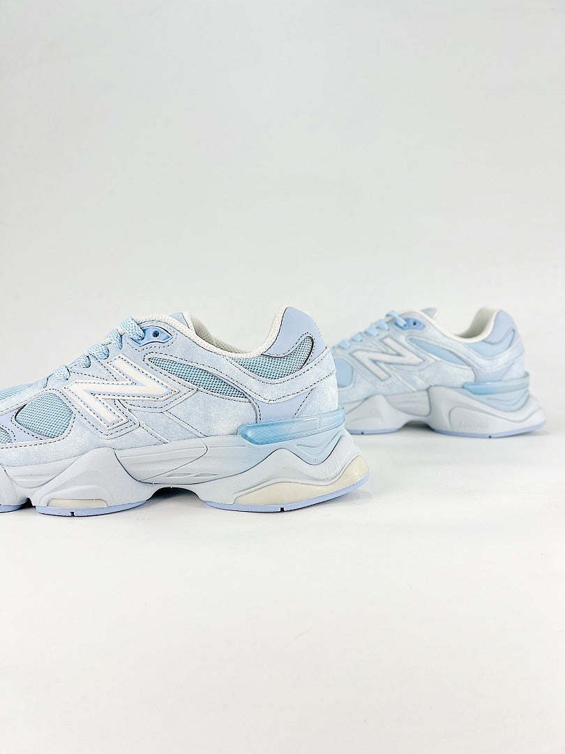 New Balance 9060 U90607KM Light Blue White Retro Chunky Sneakers for Women and Men