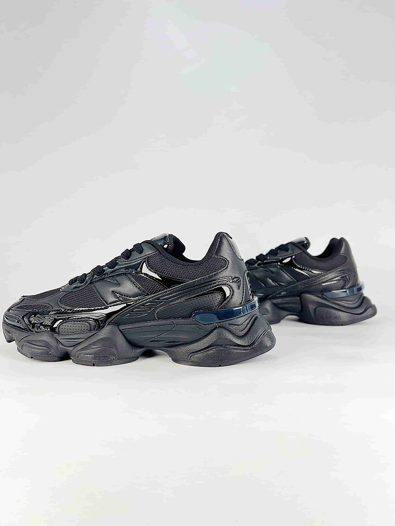 New Balance 9060 U90603BQ Black Retro Chunky Mesh Sneakers for Women and Men