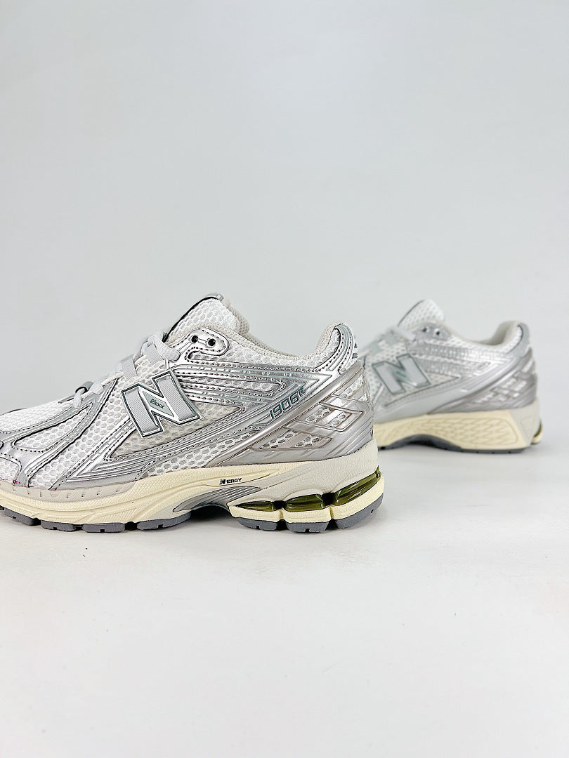 New Balance 1906R U1906RGC White Silver Womens Mens Retro Mesh Sneakers