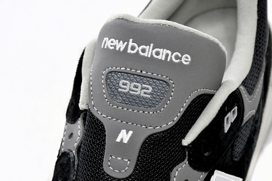 New Balance 992 Black Grey M992EB Retro Sneakers Women Men