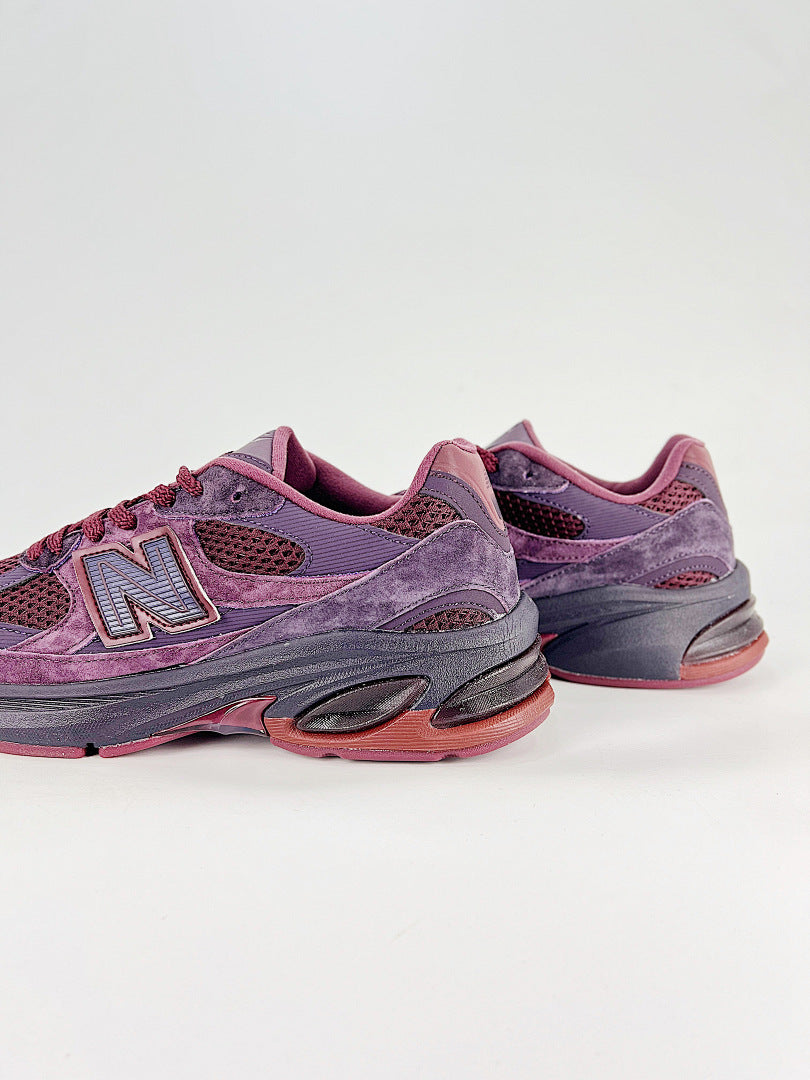 New Balance 2010 Purple Burgundy Retro Sneakers Women Men Y2K Casual Shoes