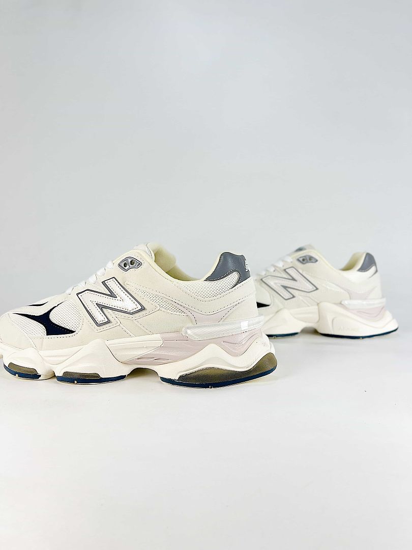 New Balance 9060 U9060SYD Cream White Retro Chunky Mesh Sneakers for Women and Men