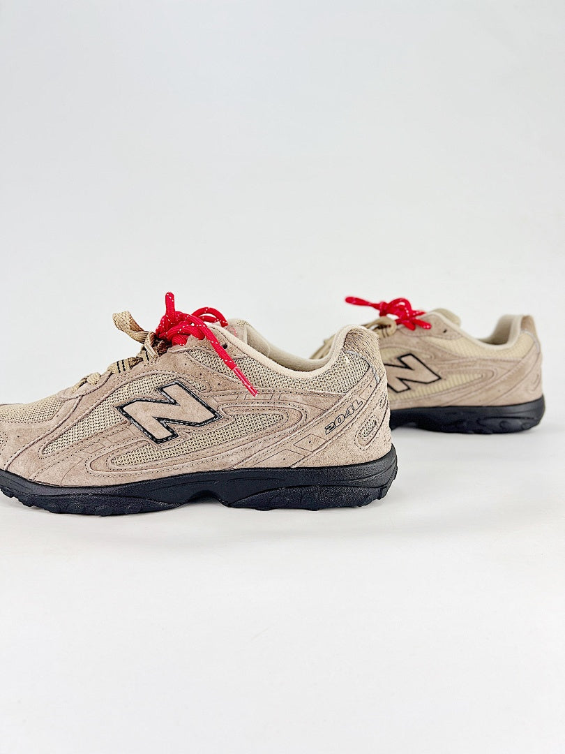 New Balance 204L Beige Black Low Profile Retro Sneakers Women Men