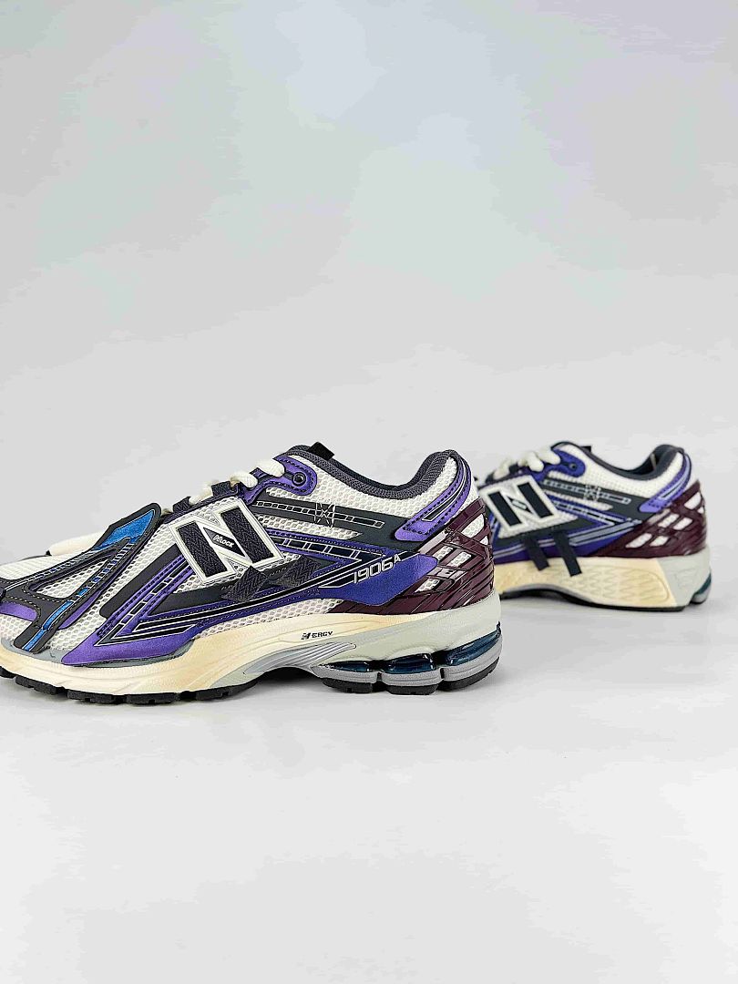 New Balance 1906A Womens Mens Purple Black Mesh Retro Runner Sneakers