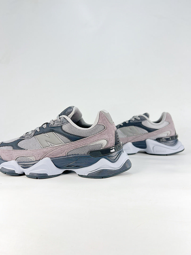 New Balance 9060 U90609EL Grey Pink Retro Chunky Sneakers for Women and Men