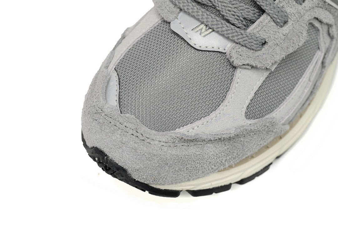 New Balance 2002R M2002RDM Light Grey Womens Mens Retro Distressed Mesh Sneakers