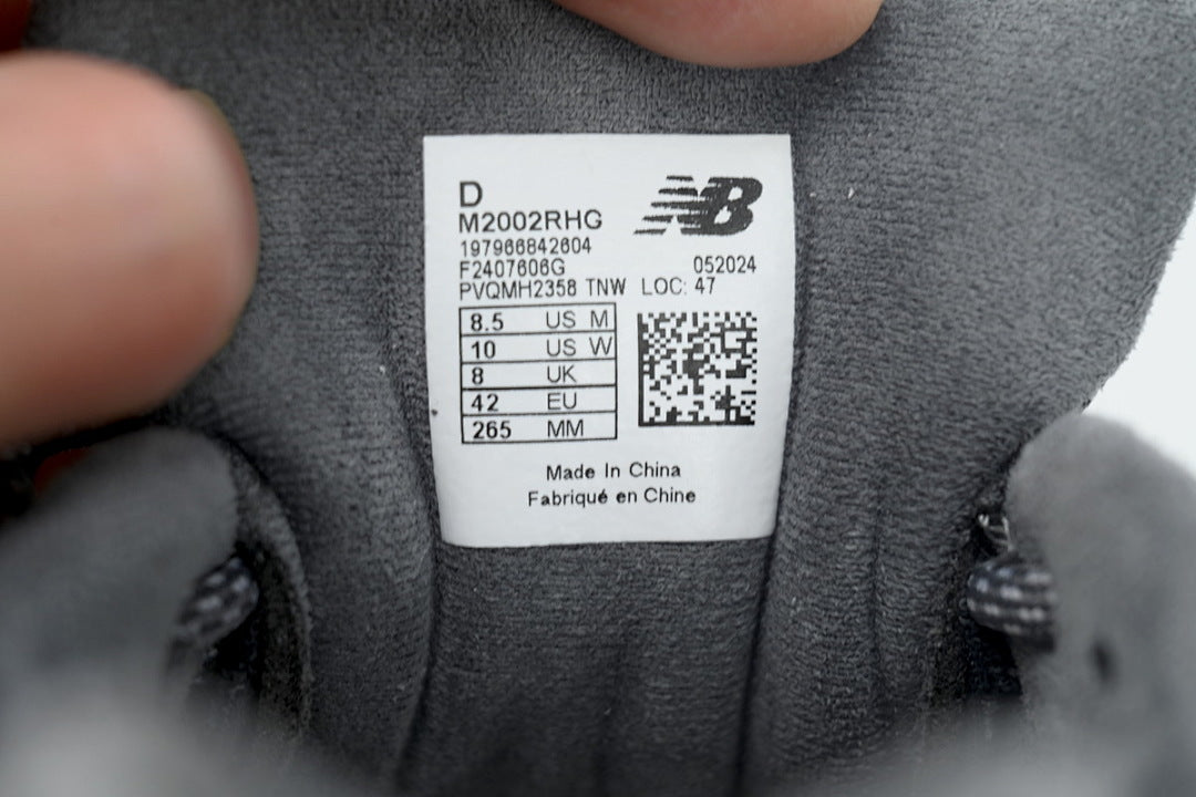 New Balance 2002R M2002RHG Grey Indigo Womens Mens Retro Mesh Sneakers