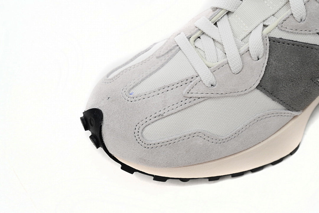 New Balance 327 'Grey White Black' MS327WE Retro Suede Running Shoes – Men's & Women's Unisex Sneakers